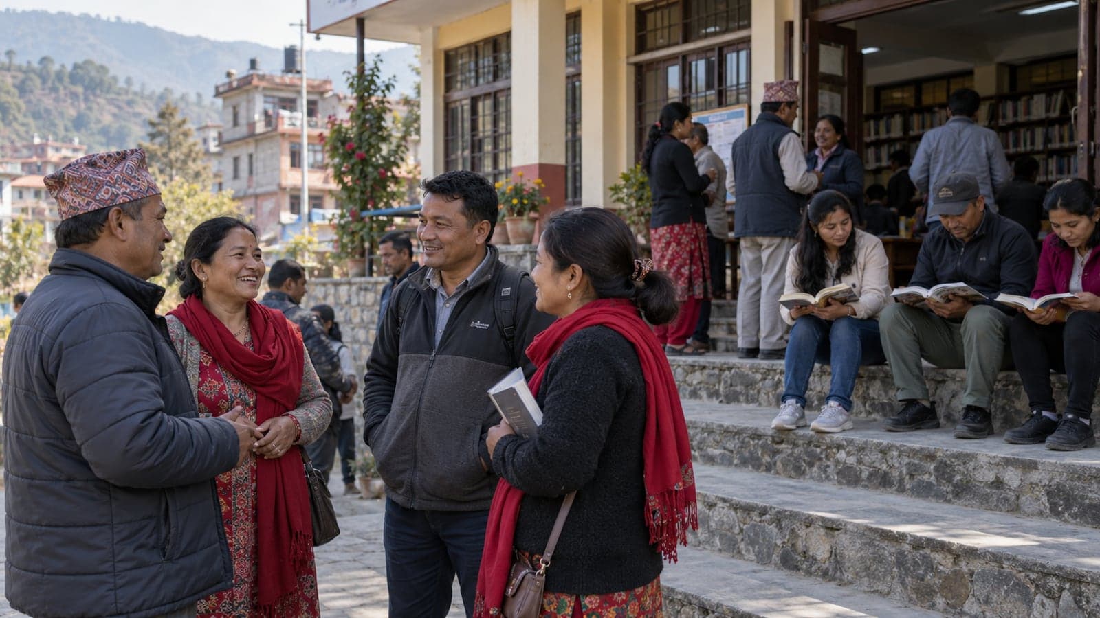 समुदाय र दैनिक जीवनको चित्रण